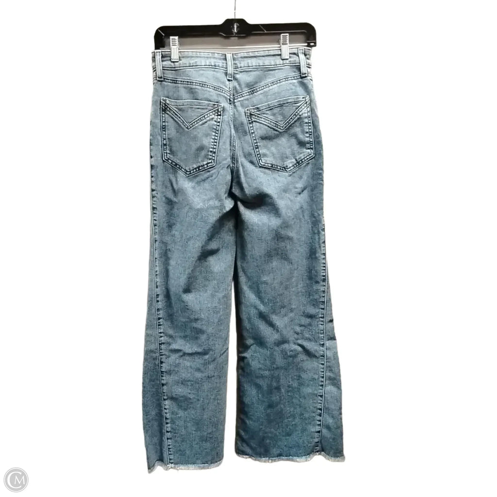 Jeans Flared By Chicos In Blue Denim, Size: Os