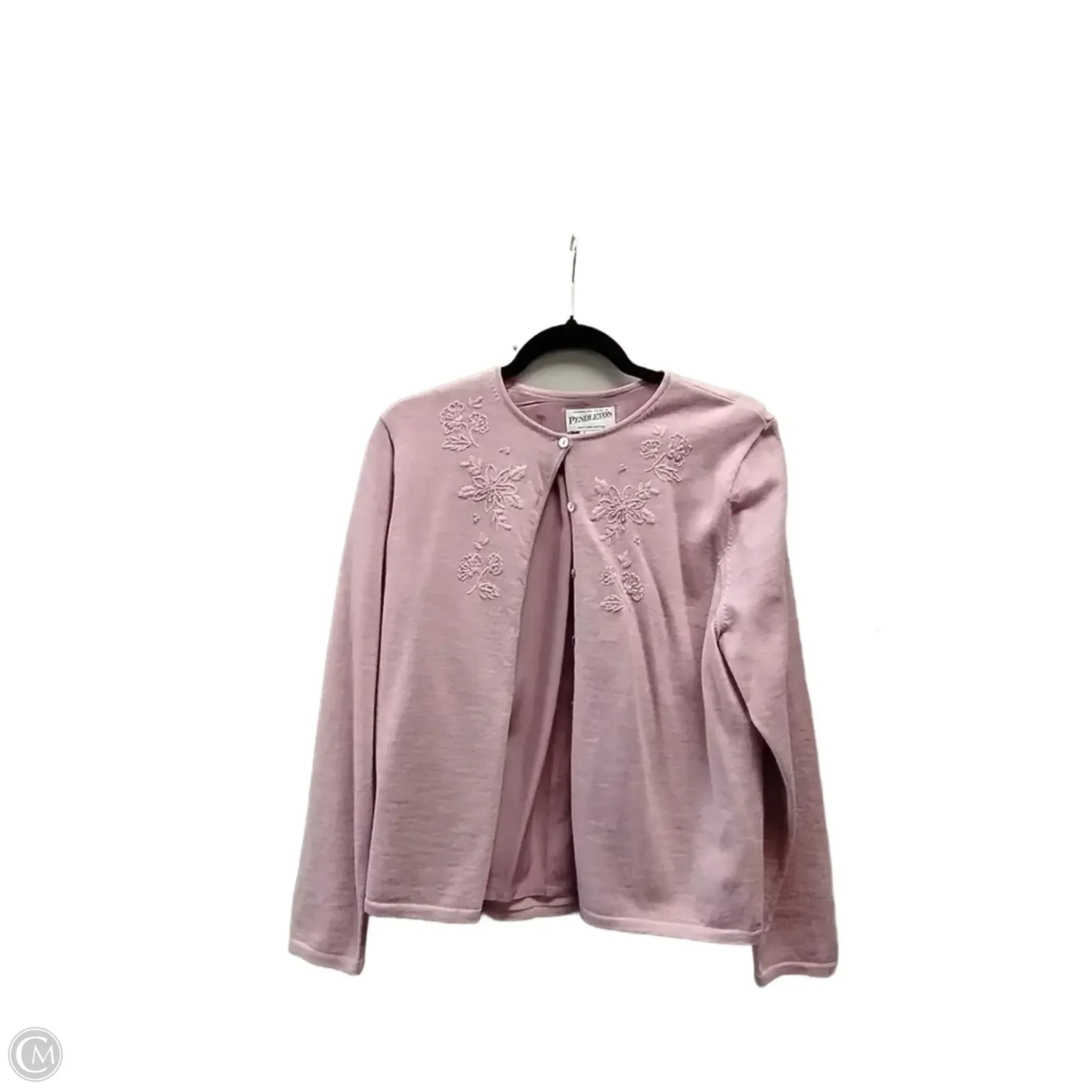 Cardigan By Pendleton In Pink, Size: L