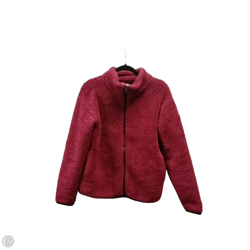 Jacket Fleece By Pink In Mauve, Size: S