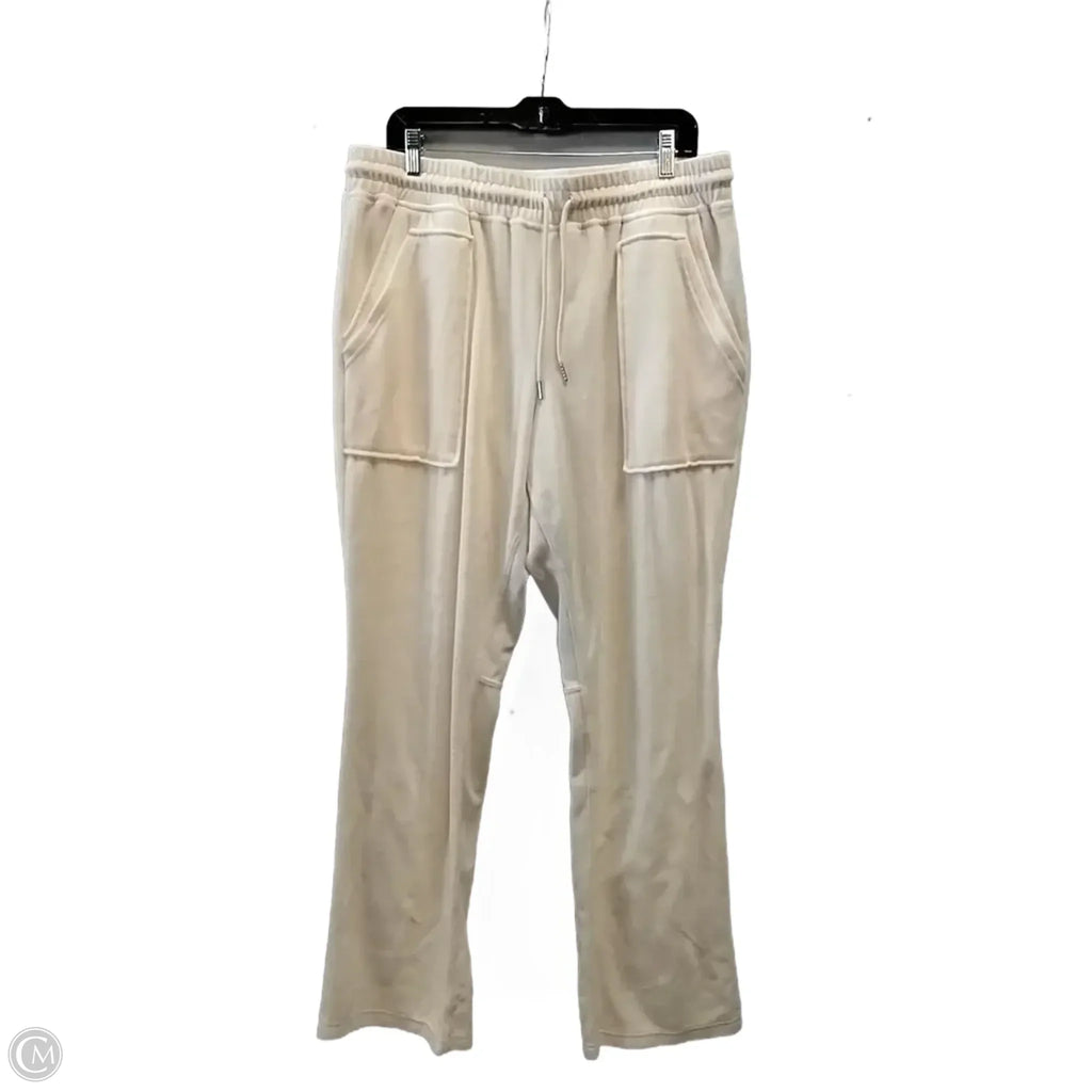 Pants Lounge By Clothes Mentor In Cream, Size: Xl