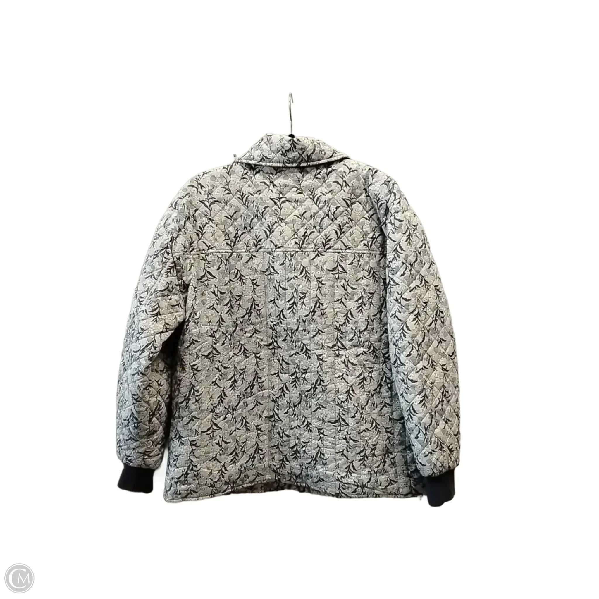 Jacket Puffer & Quilted By Bagatelle In Floral Print, Size: M
