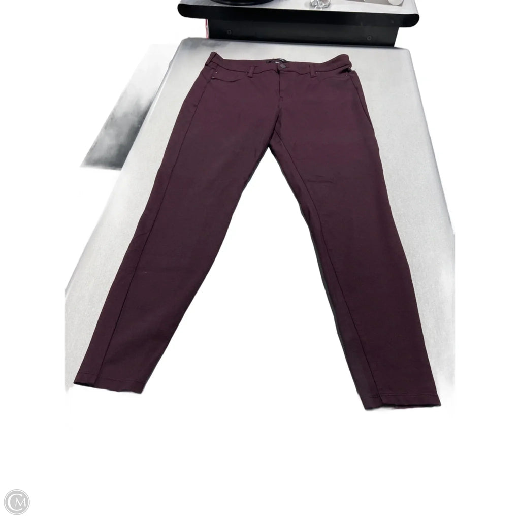 Pants Dress By Liverpool In Maroon, Size: 16