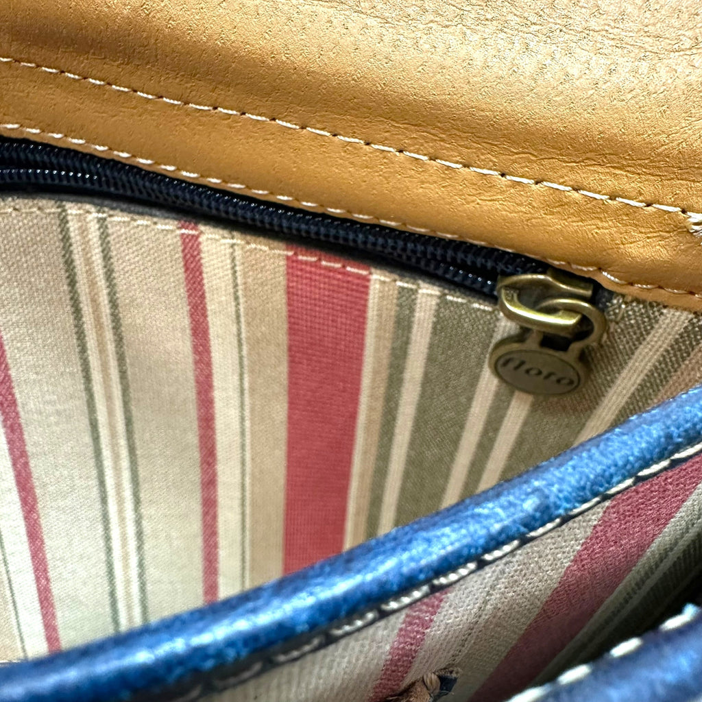 Firenze Saddle Bag Leather Crossbody By Floto, Size: Small