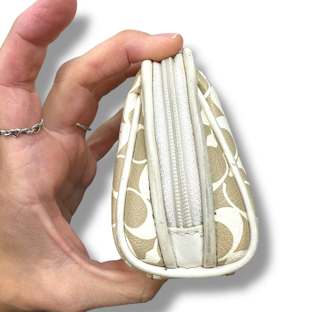 Makeup Bag Designer By Coach, Size: Small