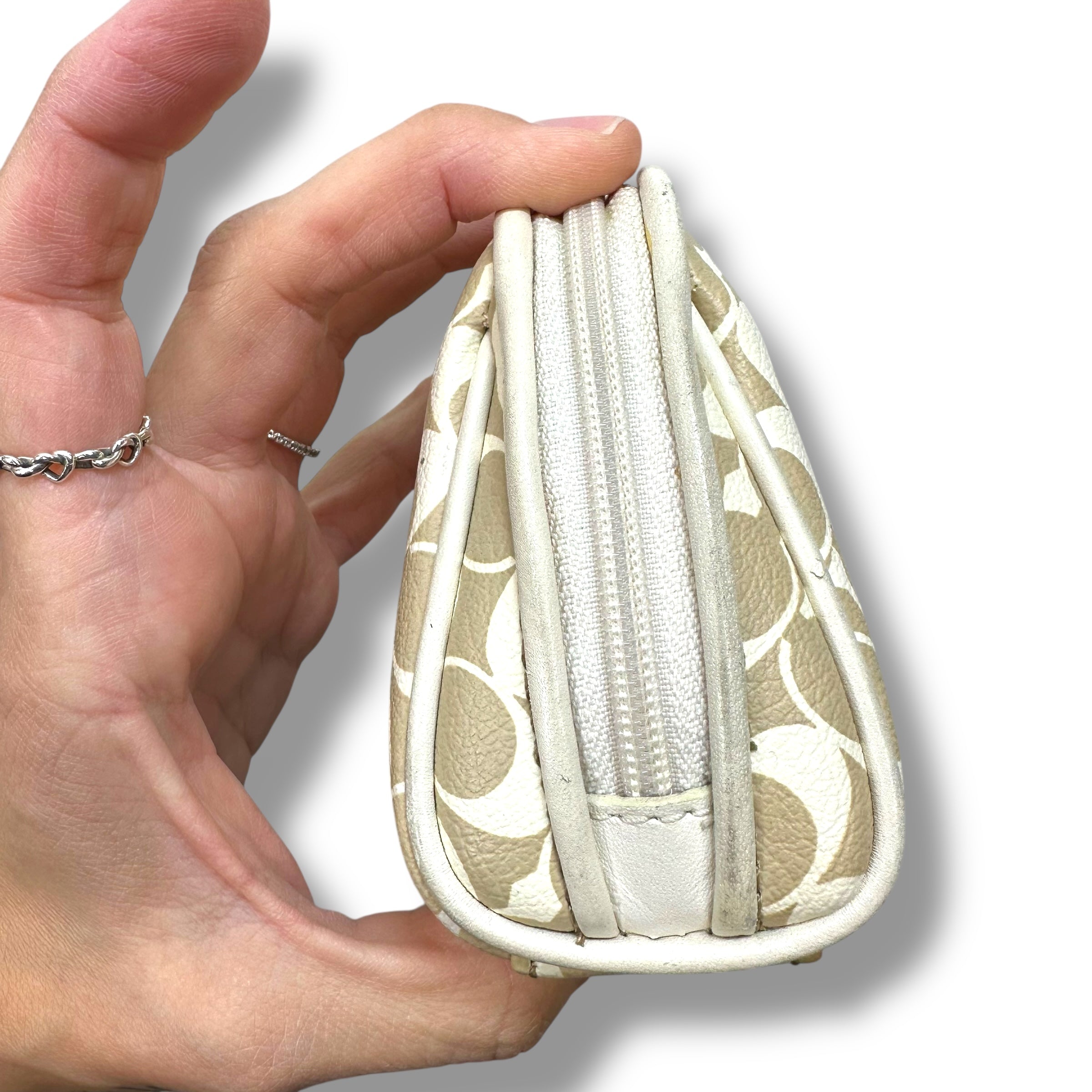 Makeup Bag Designer By Coach, Size: Small