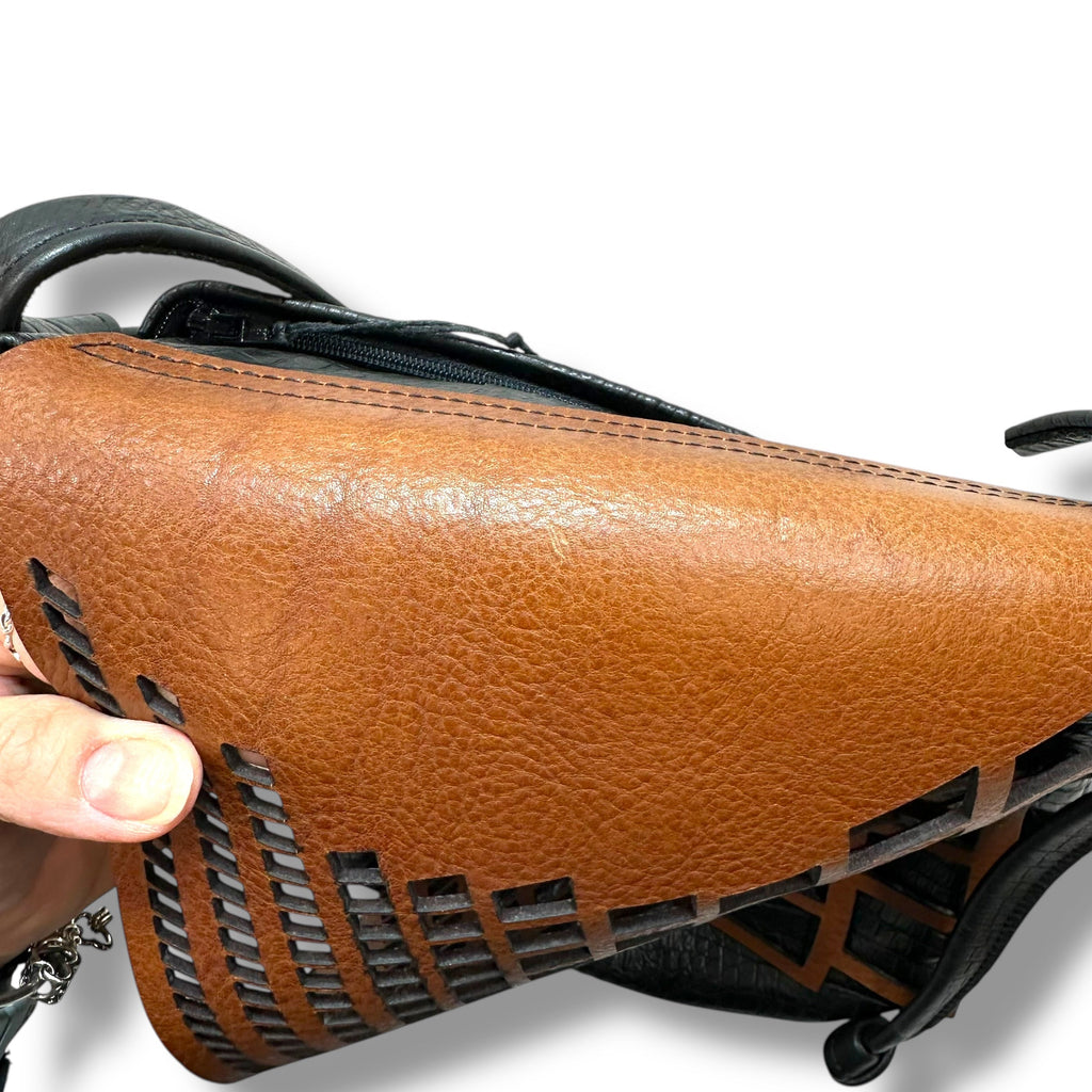 Leather Crossbody By THOMAS LEATHERS, Size: Small