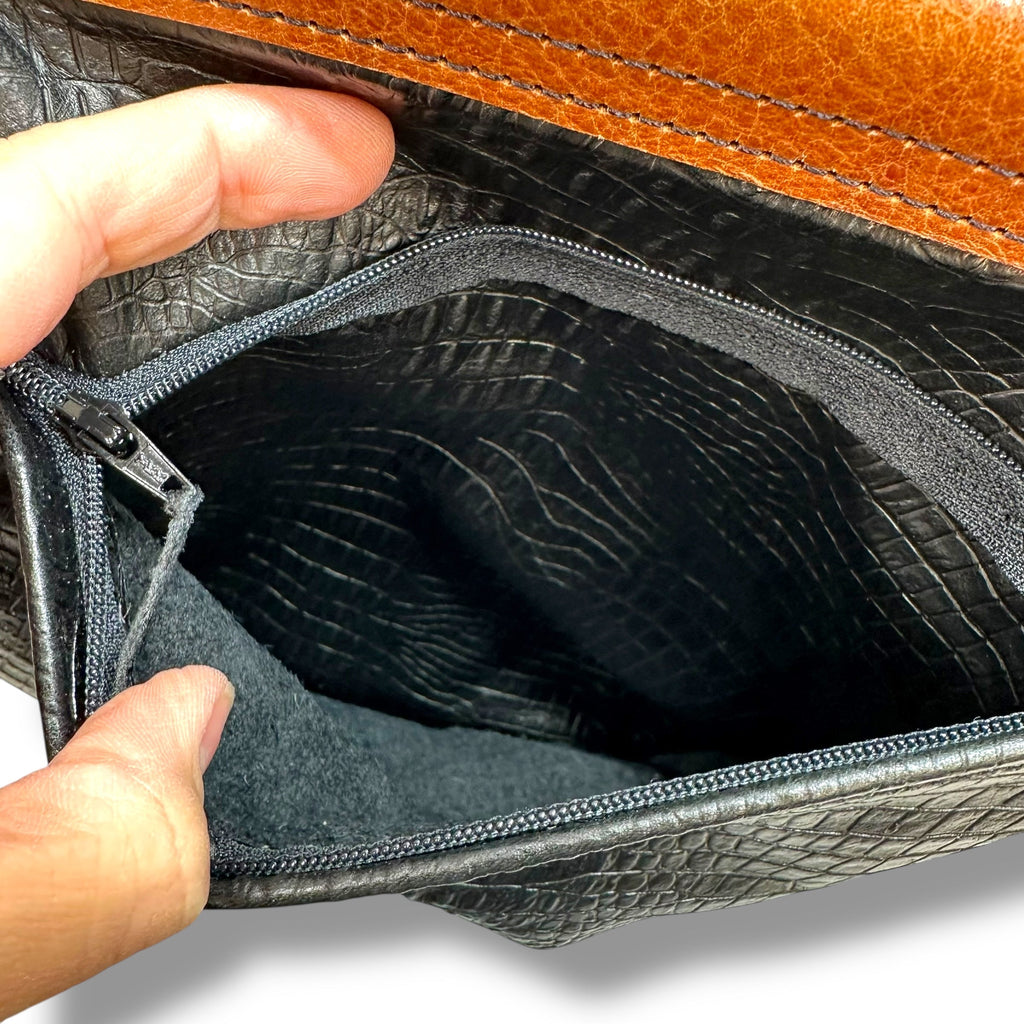 Leather Crossbody By THOMAS LEATHERS, Size: Small