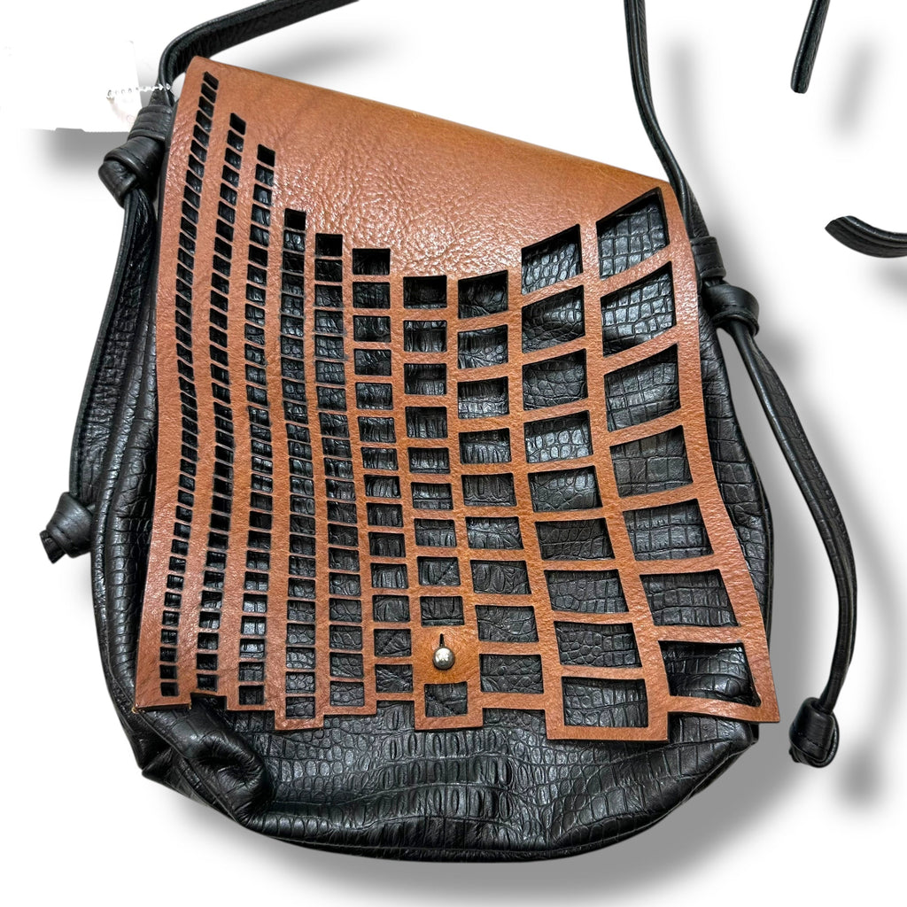 Leather Crossbody By THOMAS LEATHERS, Size: Small