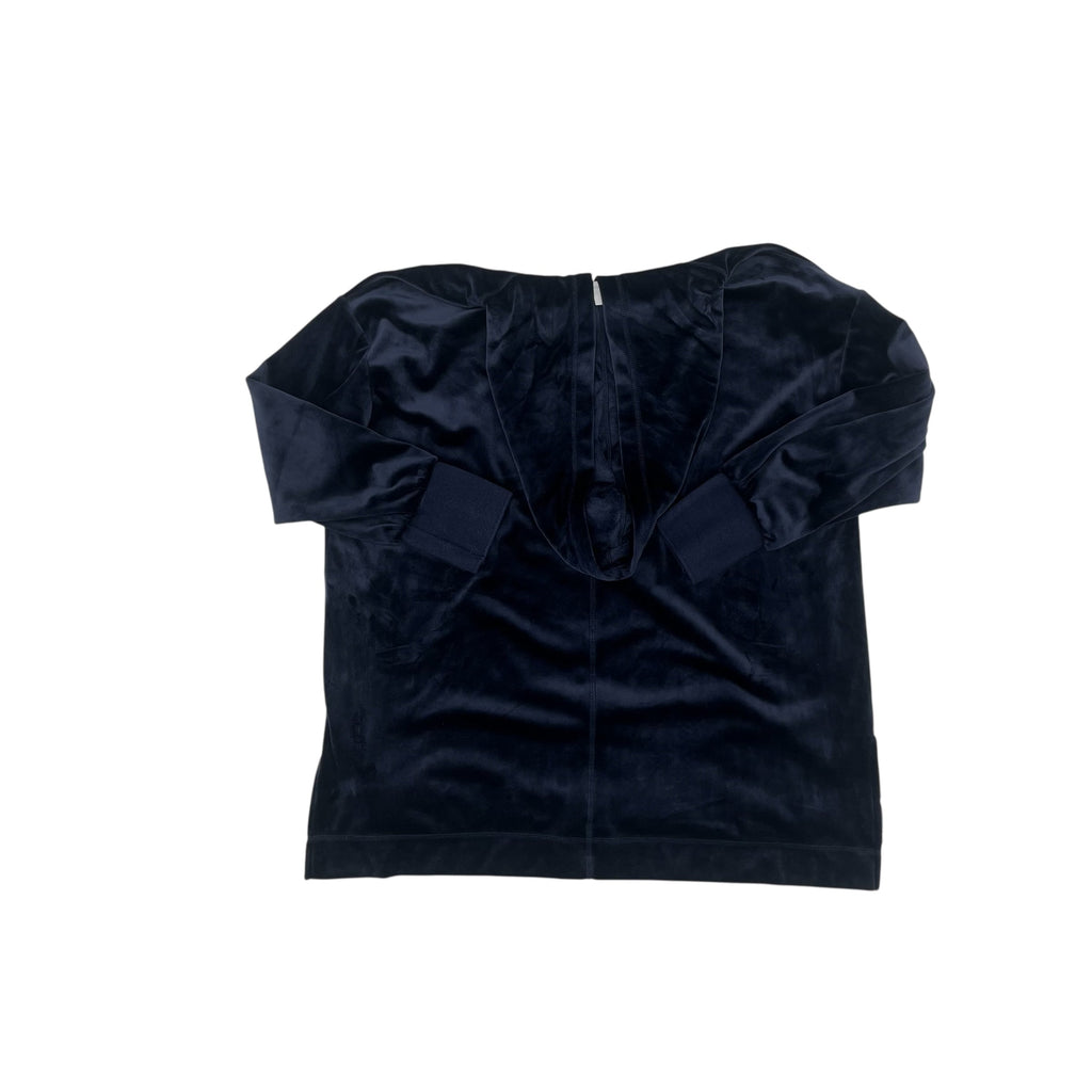 Sweatshirt Hoodie By Chicos In Navy, Size:Xl