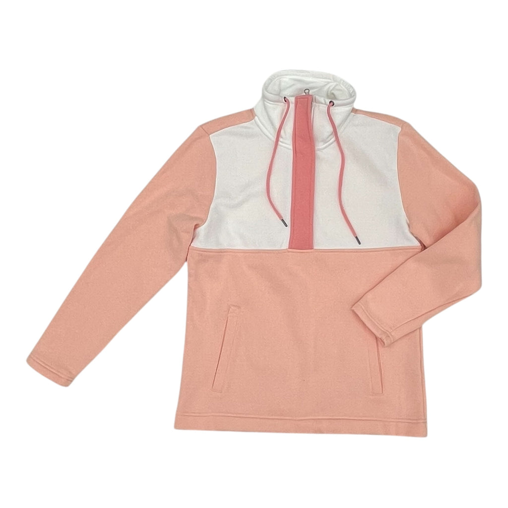 Sweatshirt Collar By Te Verde In Orange & White, Size:S