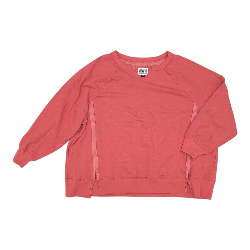 Sweatshirt Collar By Aerie In Orange, Size:Xxl