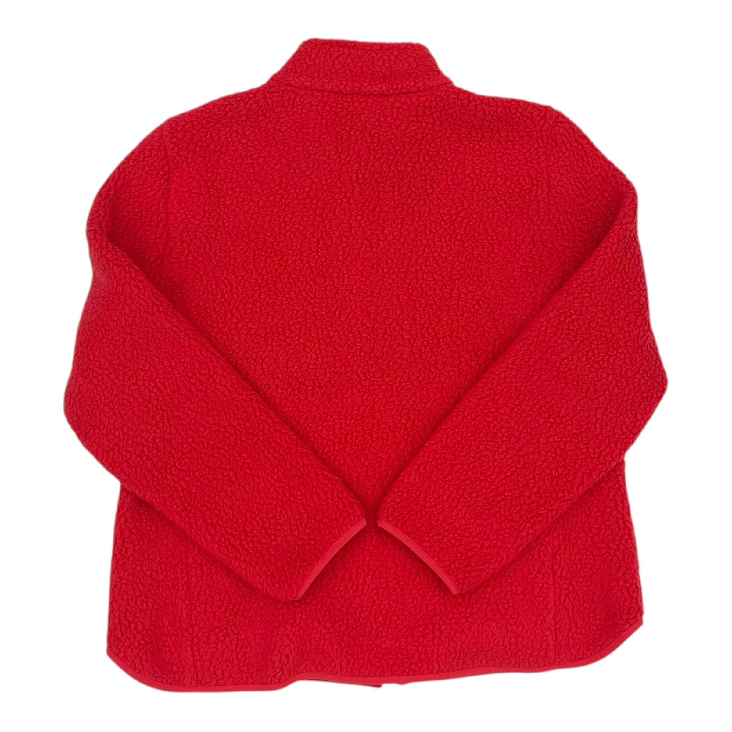 Sweatshirt Collar By Talbots In Red, Size:Xl