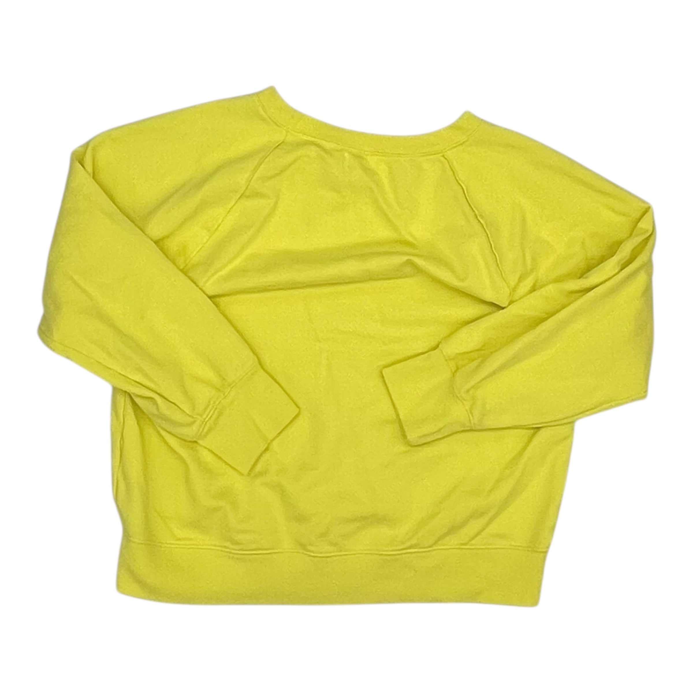Sweatshirt Crewneck By Gap In Yellow, Size:L
