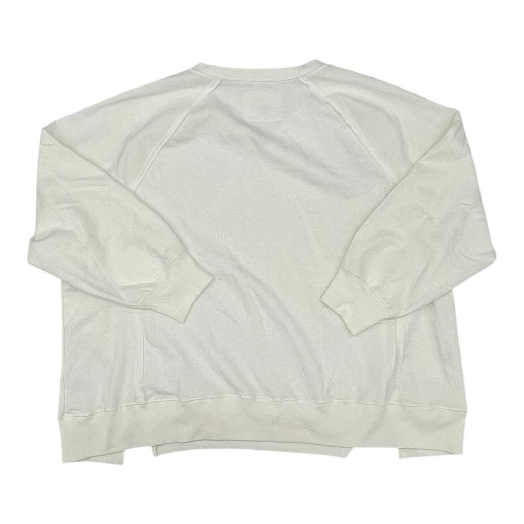 Sweatshirt Collar By Aerie In White, Size:Xxl