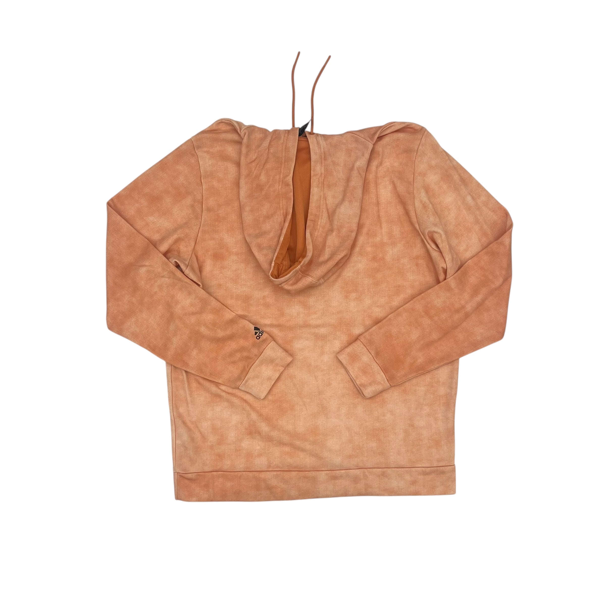 Athletic Sweatshirt Hoodie By Adidas In Orange, Size:L