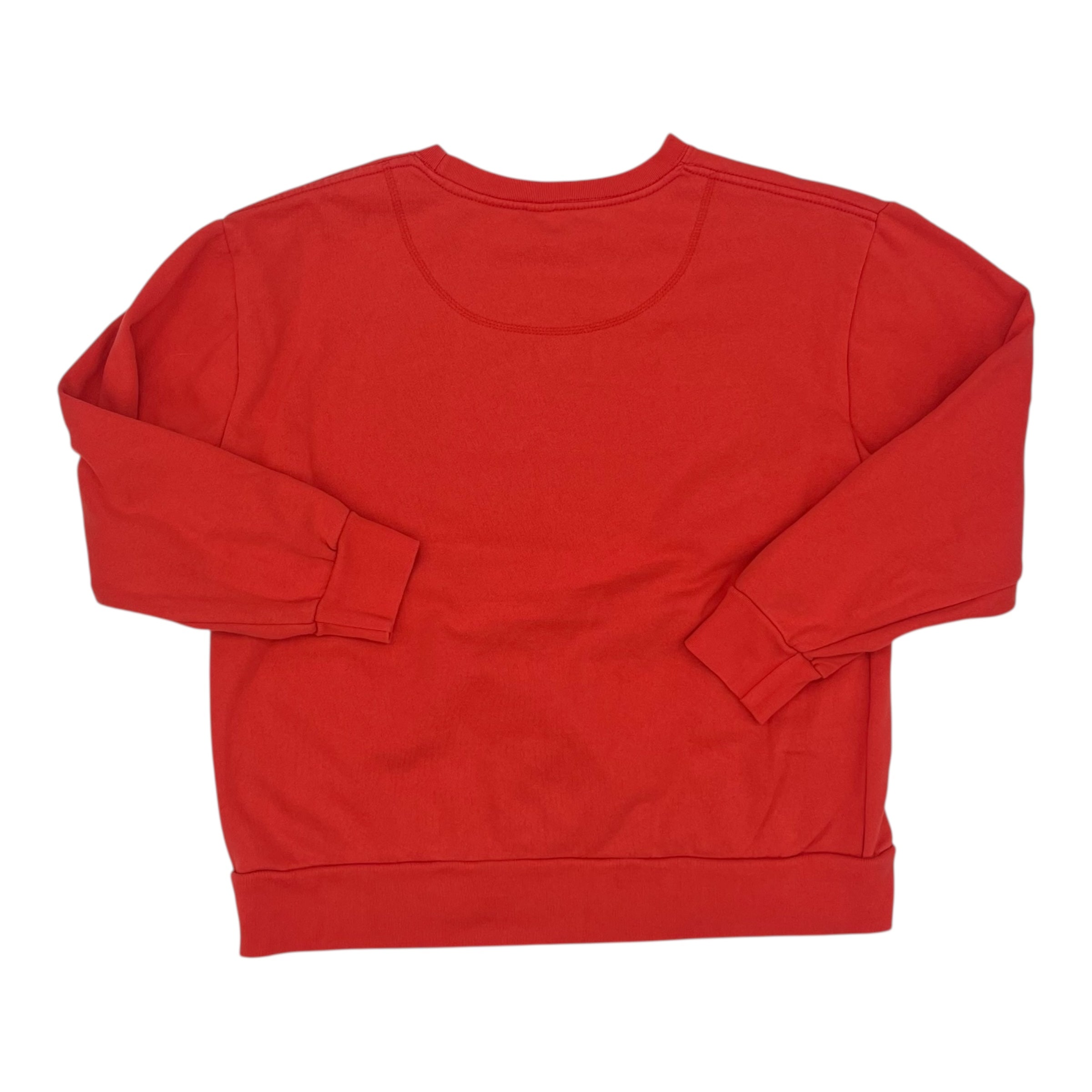 Sweatshirt Crewneck By Clothes Mentor In Red, Size:L
