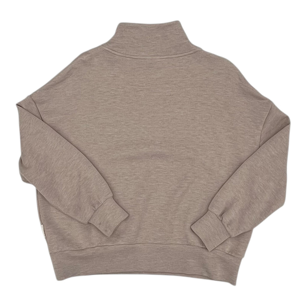 Athletic Sweatshirt Collar By Varley In Tan, Size:M