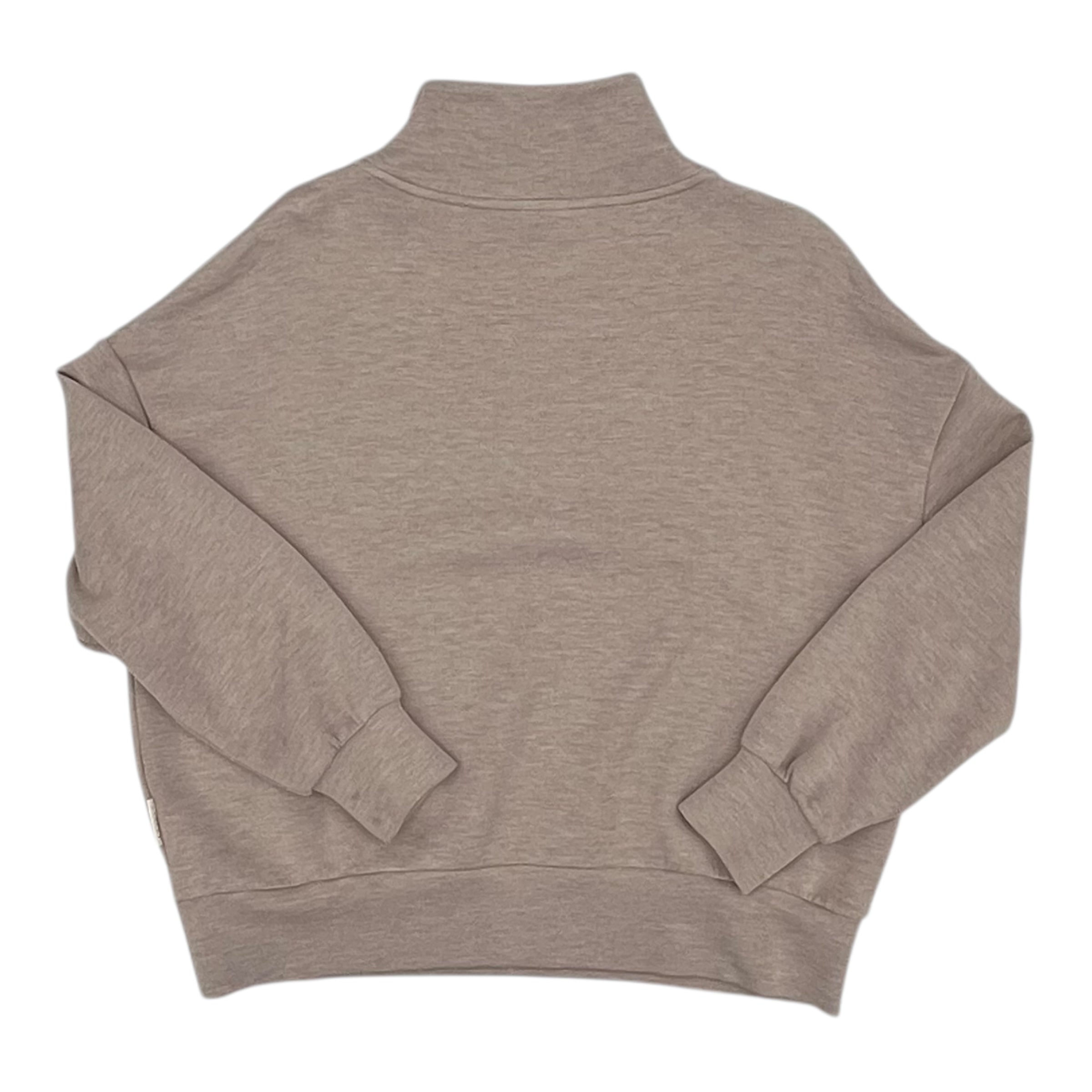 Athletic Sweatshirt Collar By Varley In Tan, Size:M