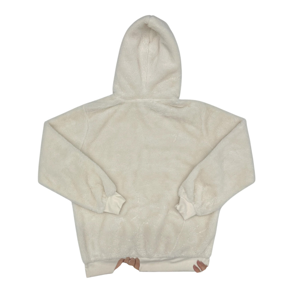 Sweatshirt Hoodie By Faded Rose In Cream, Size:L