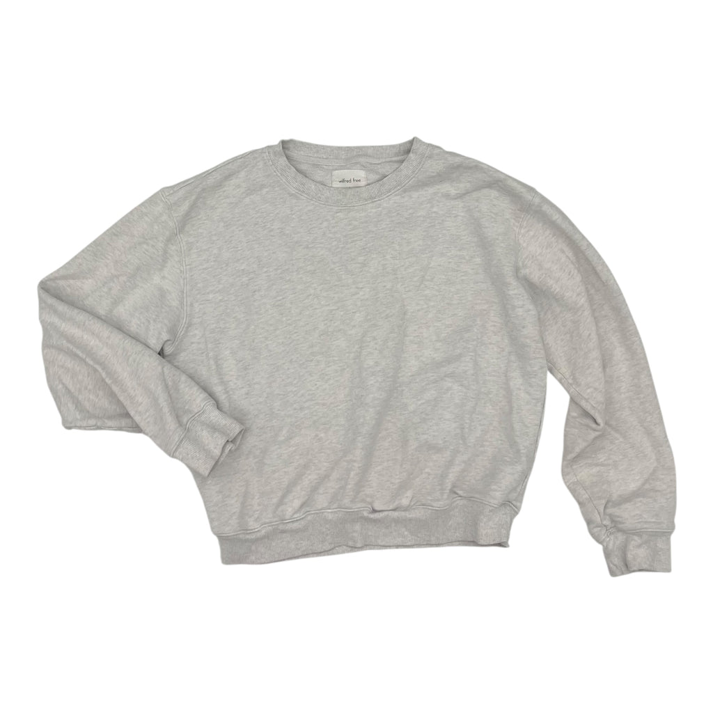 Sweatshirt Crewneck By Clothes Mentor In Grey, Size:L