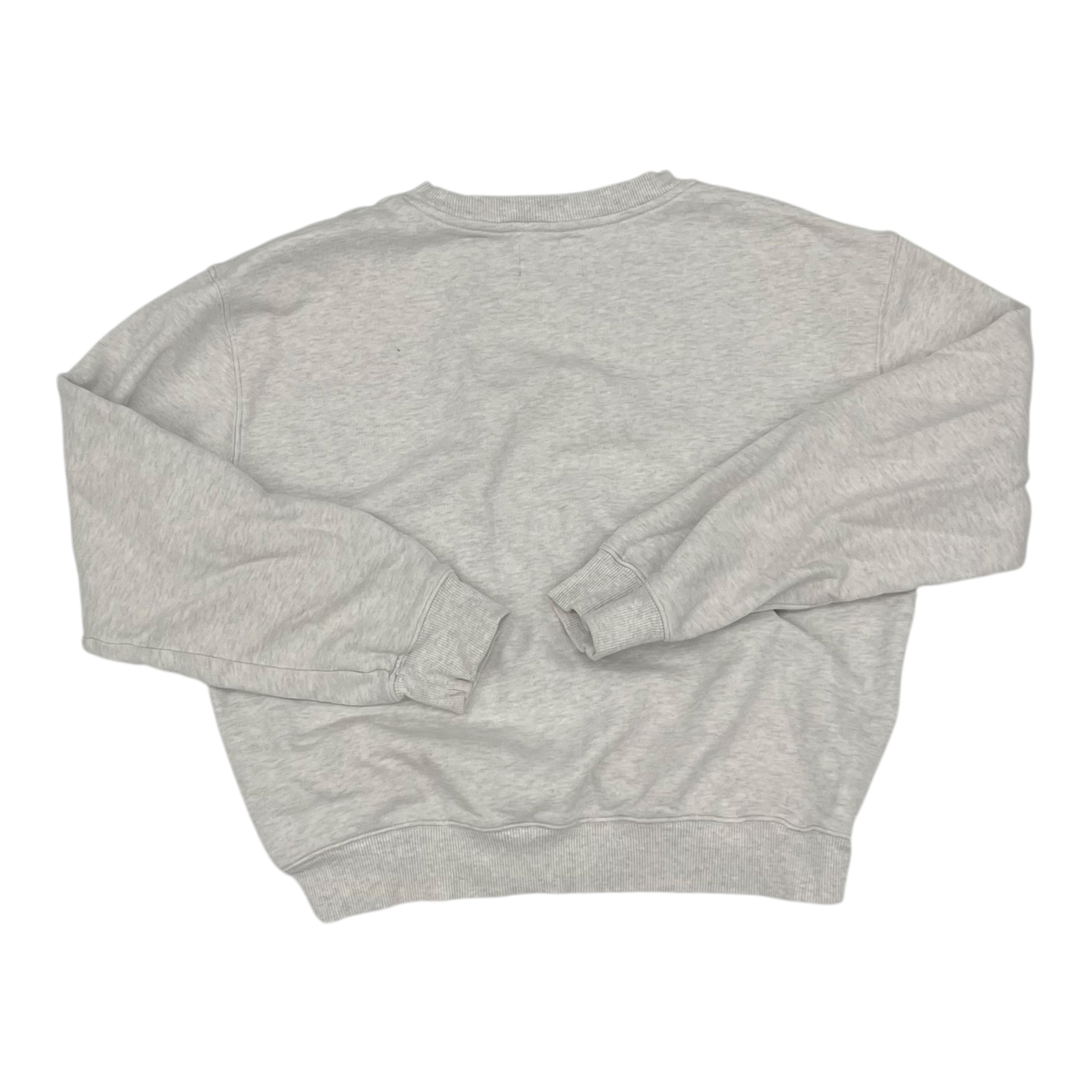 Sweatshirt Crewneck By Clothes Mentor In Grey, Size:L