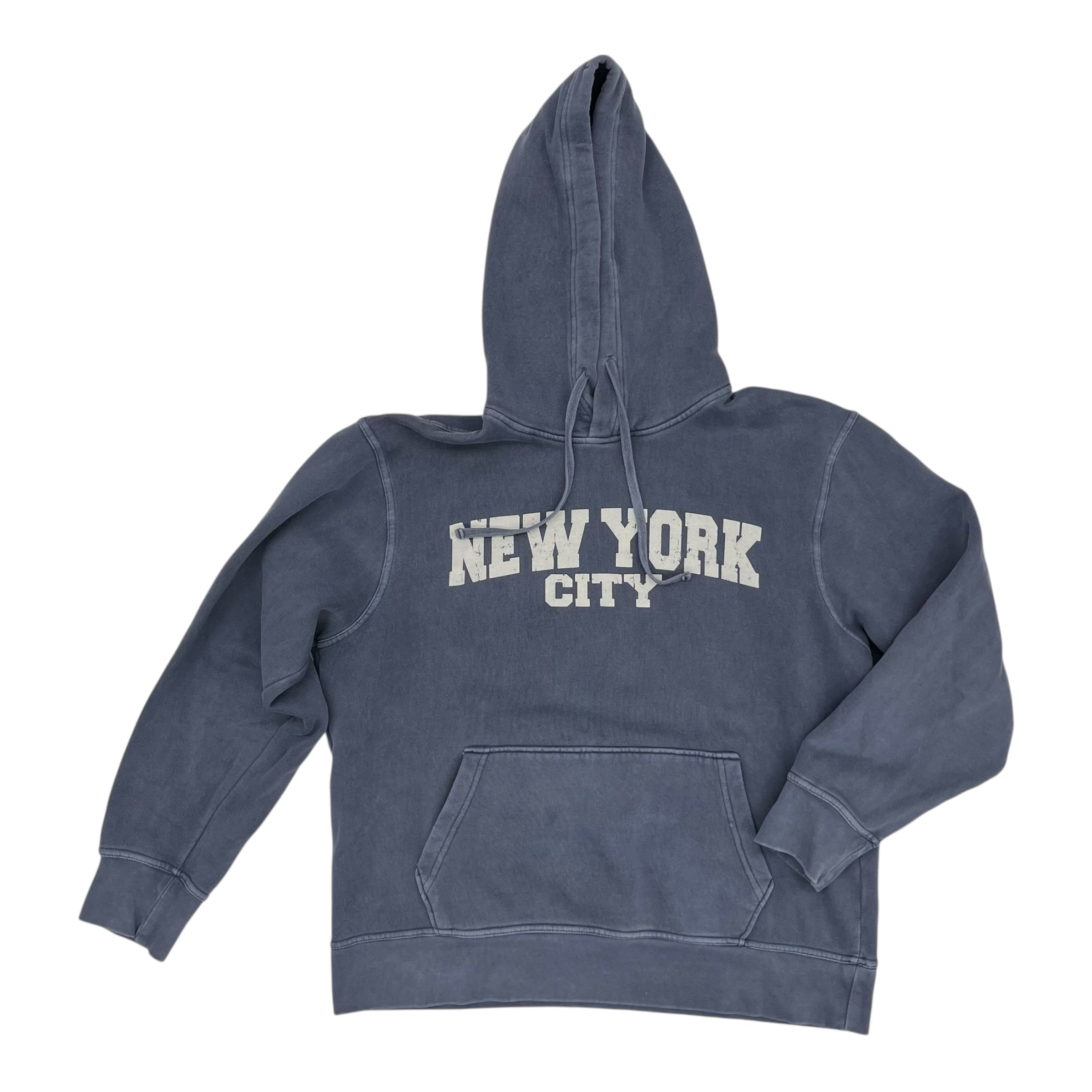 Sweatshirt Hoodie By Clothes Mentor In Blue, Size:L