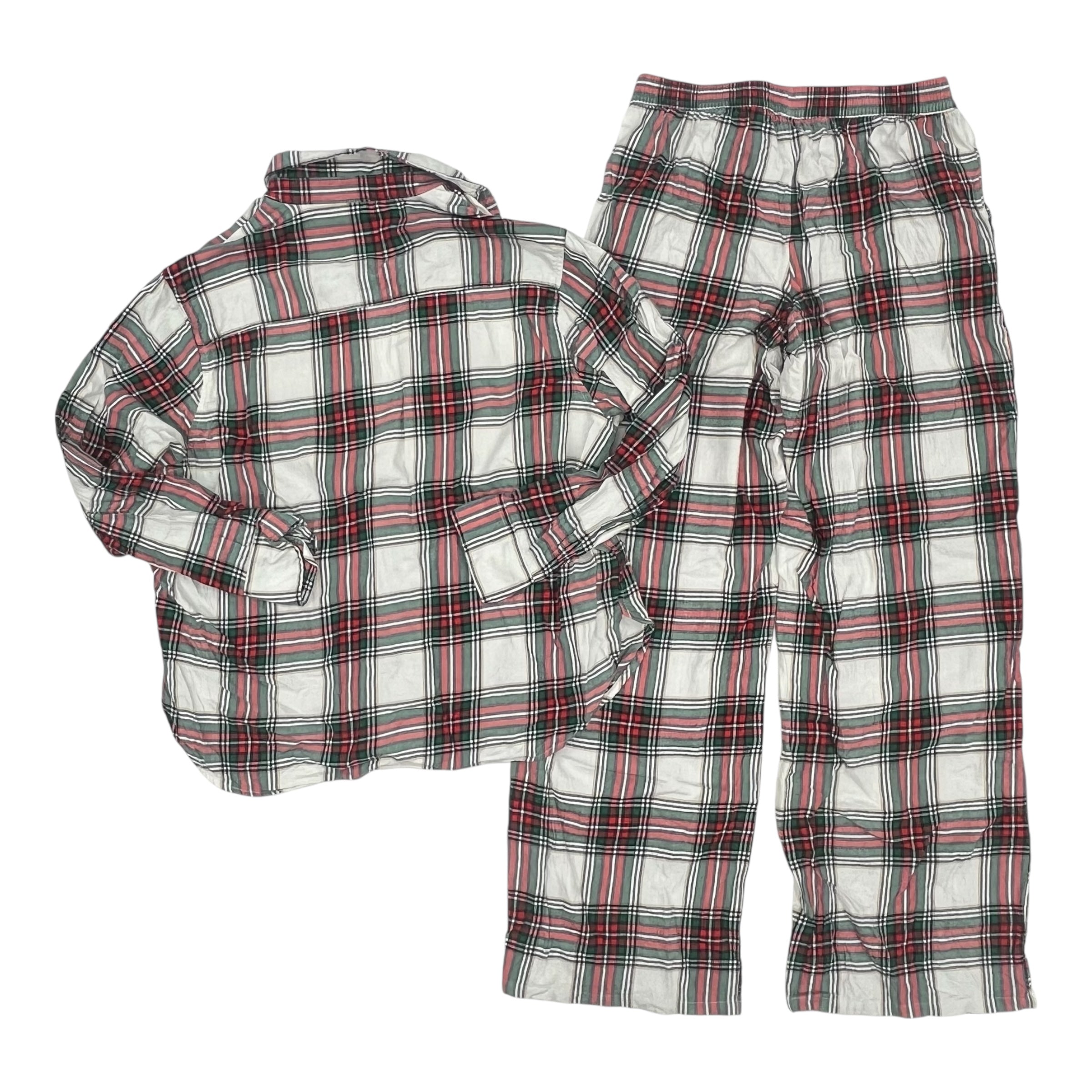 PAJAMAS 2PC by AERIE In RED & WHITE, Size: S