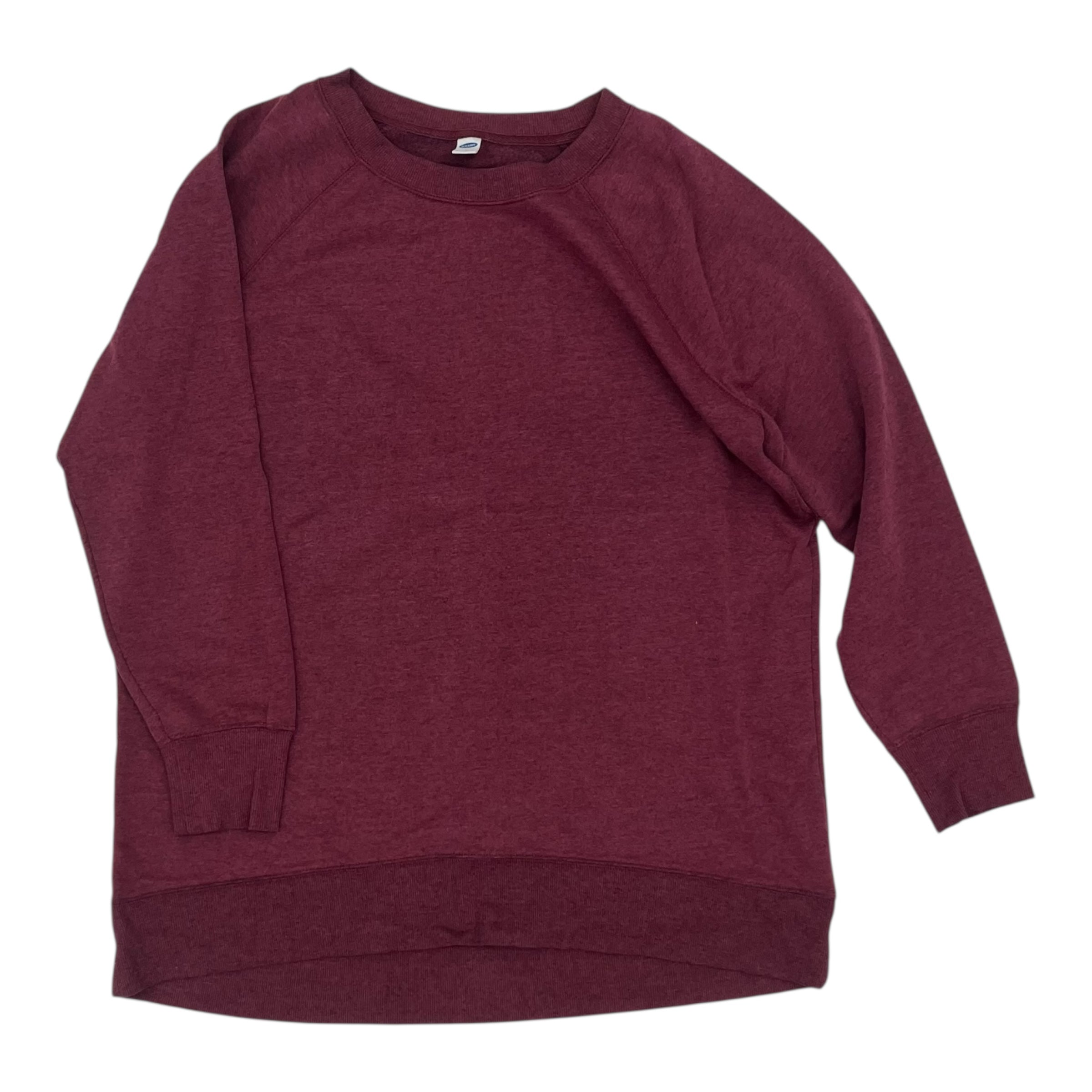 Sweatshirt Crewneck By Old Navy In Purple, Size:L