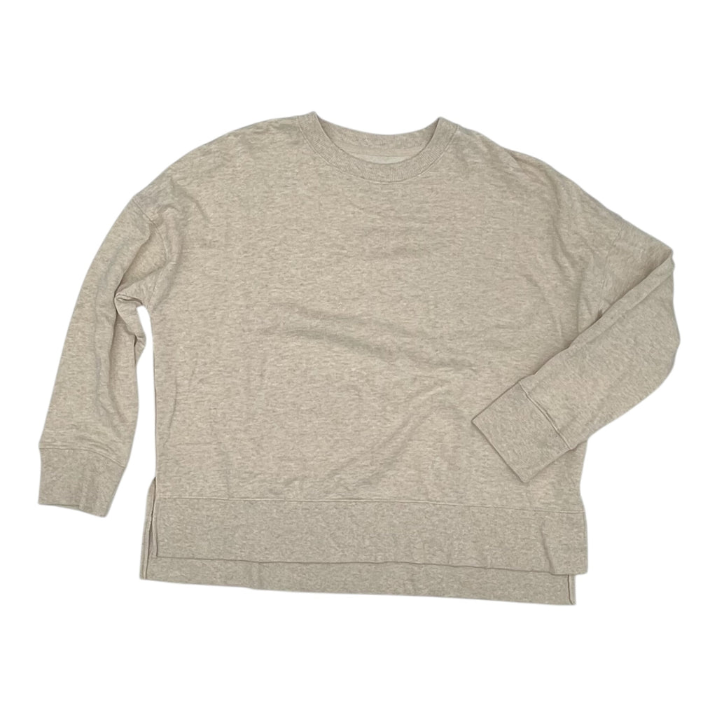 Sweatshirt Crewneck By Time And Tru In Tan, Size:Xl