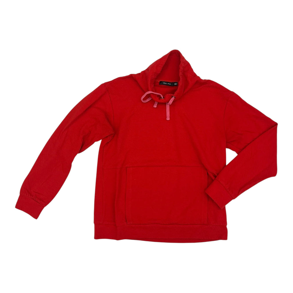 Sweatshirt Collar By Doe & Rae In Red, Size:M