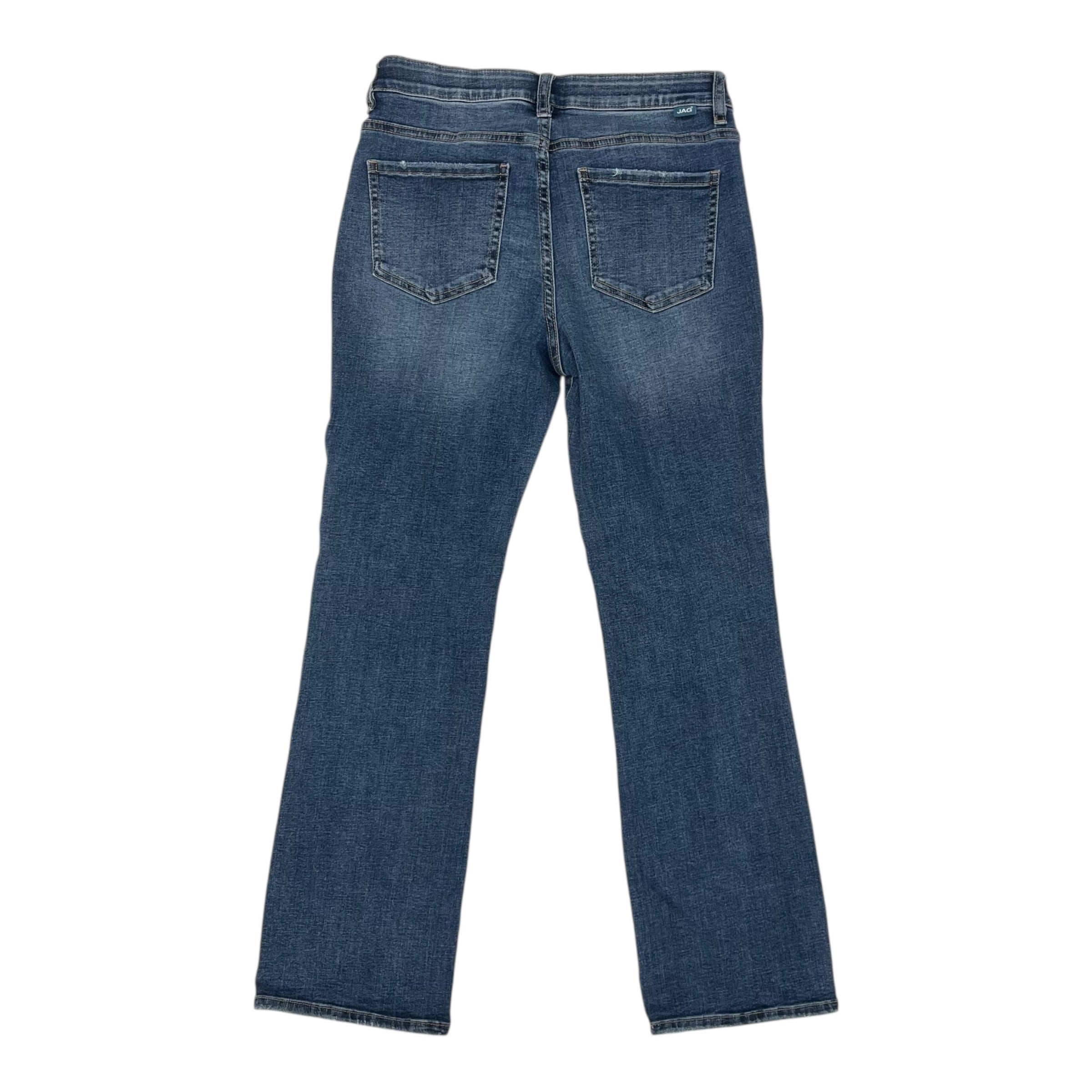 Jeans Boot Cut By Jag In Blue Denim, Size:6P
