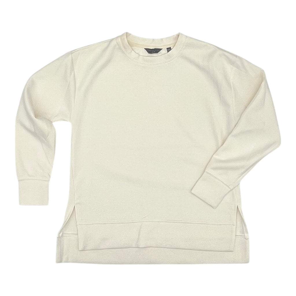 Athletic Top Ls Crewneck By Danskin In Cream, Size:S