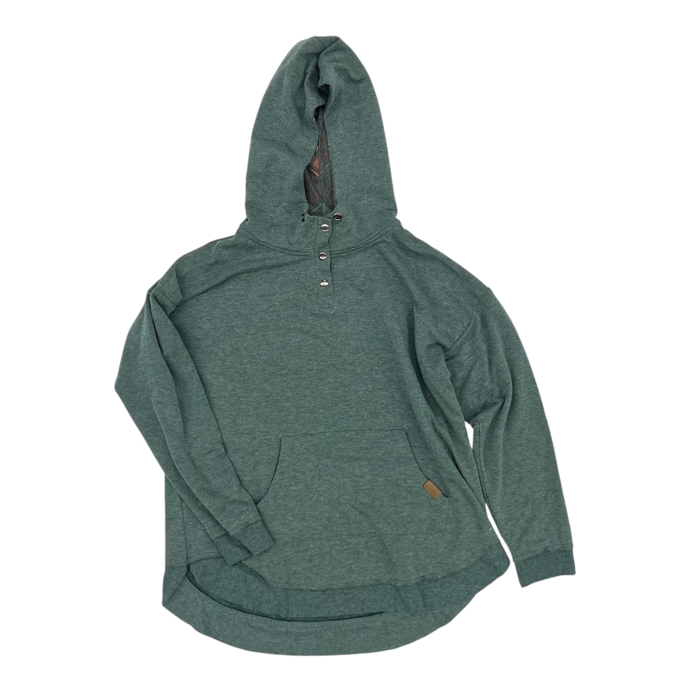 Sweatshirt Hoodie By Maurices In Green, Size:L